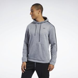 Reebok Workout Ready Kapuzenpullover Herren - Grau - DE 267-NST